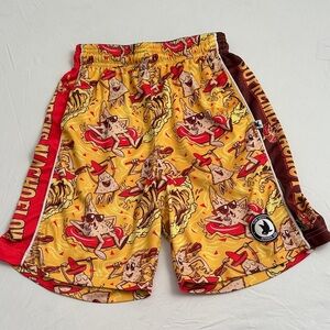 Flow Society Supreme Nacho Flow Lacrosse nacho theme multicolor shorts